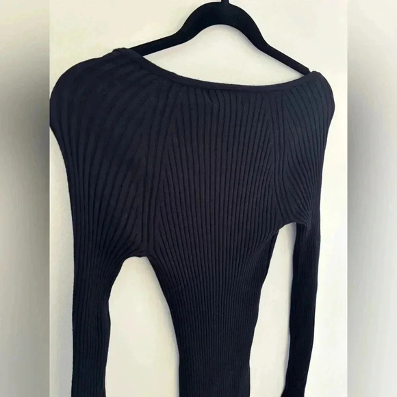 Mango Knit Goleta  Dress in Black NWT - Picture 12 of 12